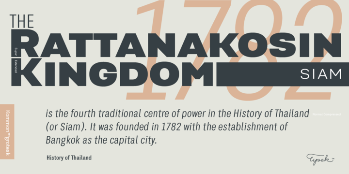 Пример шрифта Kommon Grotesk #4